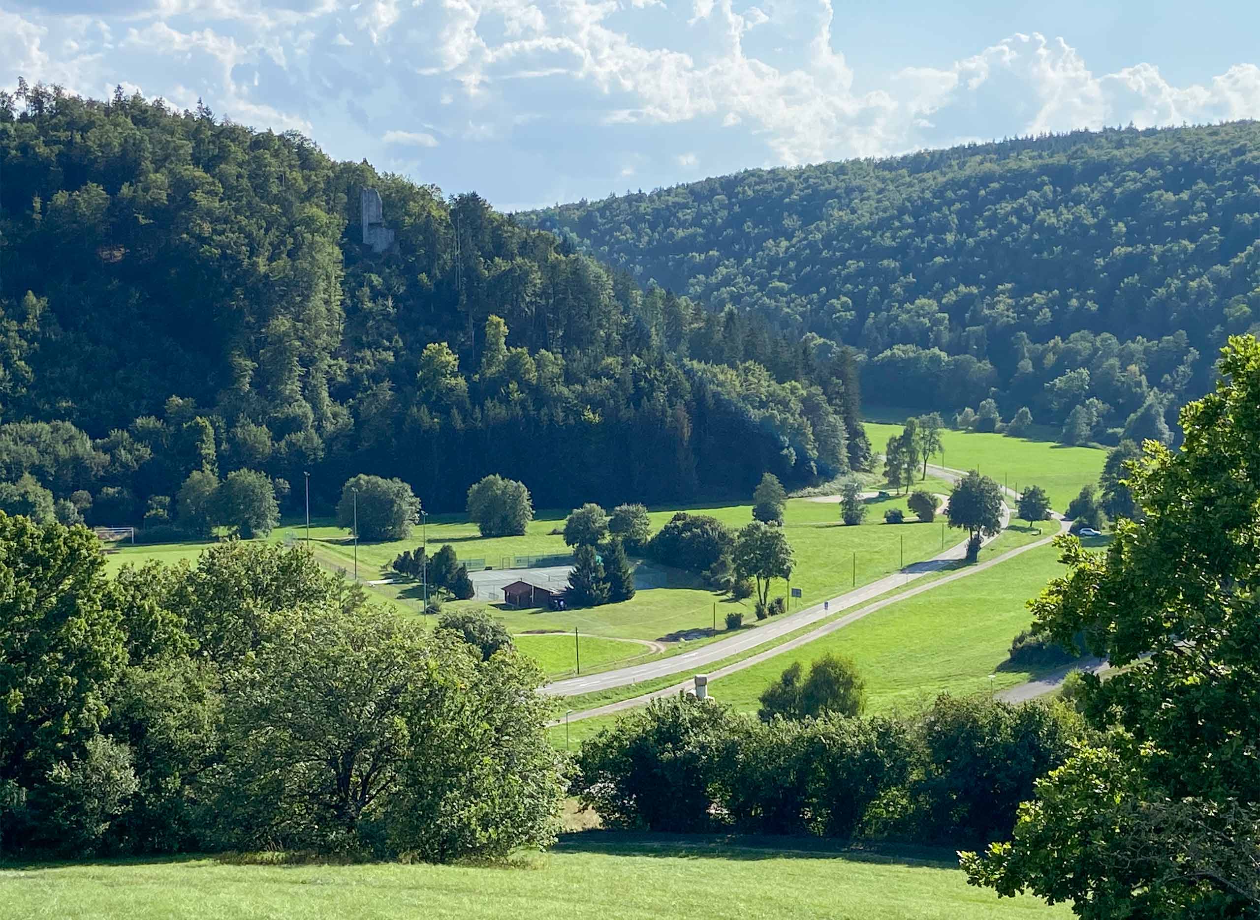 Blick auf die Schwäbische Alb bei Sonnenbühl